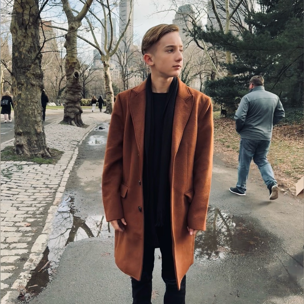 Express Men’s Peacoat * * WORN ONLY 3 TIMES * *